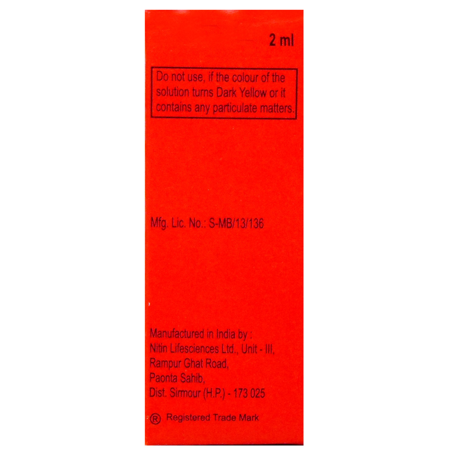 Alfakim 500 mg Injection 2 ml, Pack of 1 Injection Alfakim 500 mg Injection 2 ml, Pack of 1 Injection