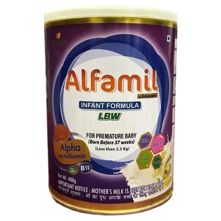 Alfamil Advance LBW Powder, 400 gm Tin