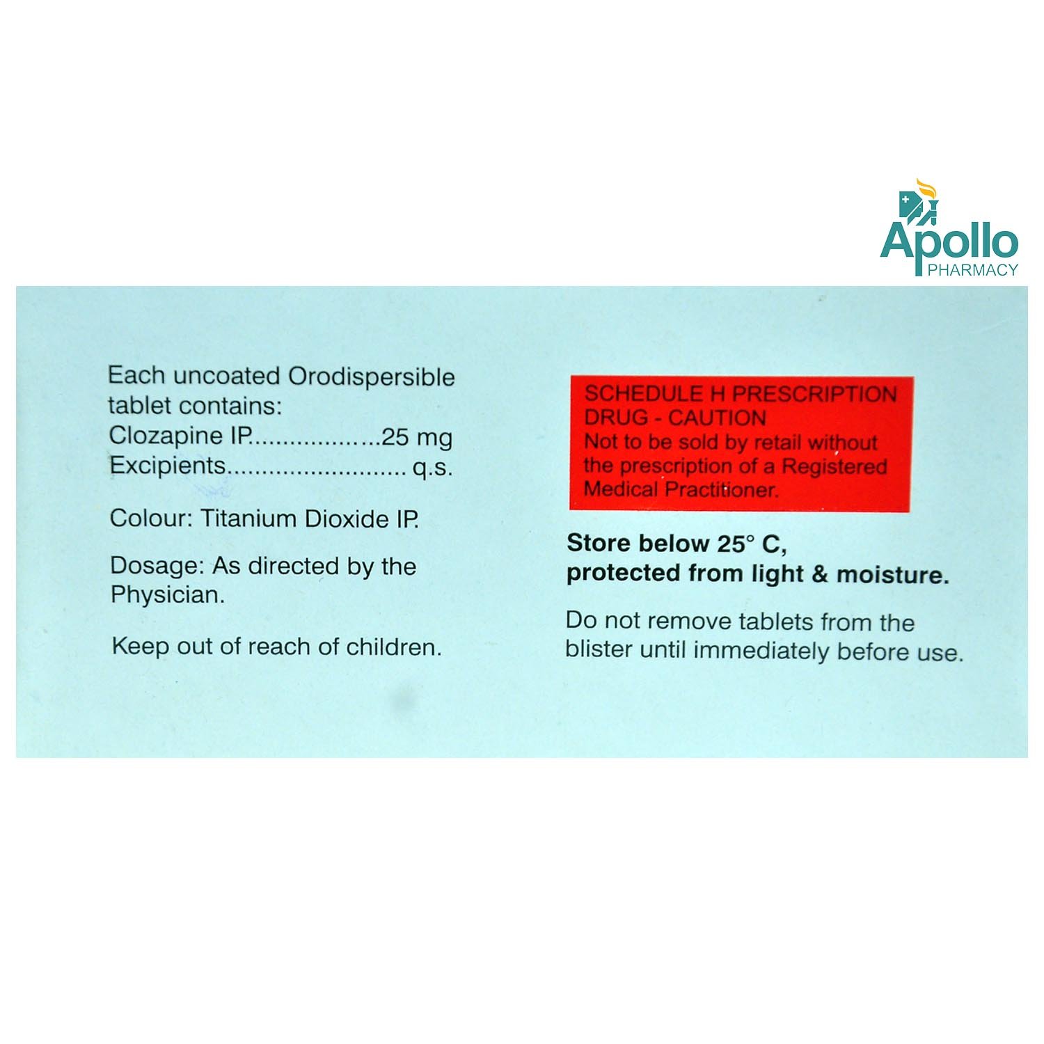 ALKEPIN ODT 25MG TABLET 10'S, Pack of 10 TabletS ALKEPIN ODT 25MG TABLET 10'S, Pack of 10 TabletS