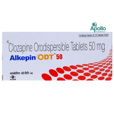 Alkepin ODT 50 Tablet 10's, Pack of 10 TabletS