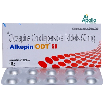 Alkepin ODT 50 Tablet 10's, Pack of 10 TabletS