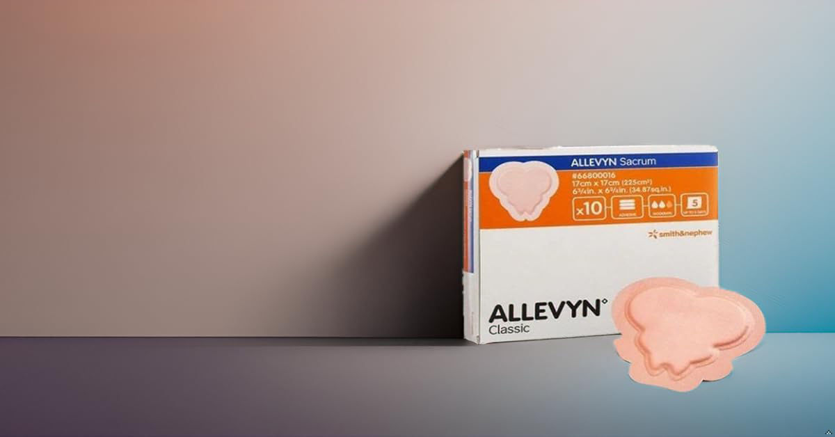 Allevyn Sacrum Dressing 17cm x 17cm, 1 Count, Pack of 1 Allevyn Sacrum Dressing 17cm x 17cm, 1 Count, Pack of 1