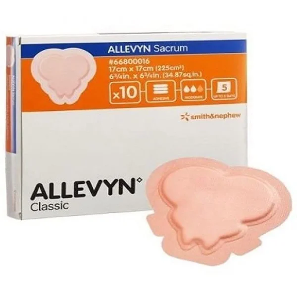 Allevyn Sacrum Dressing 17cm x 17cm, 1 Count, Pack of 1