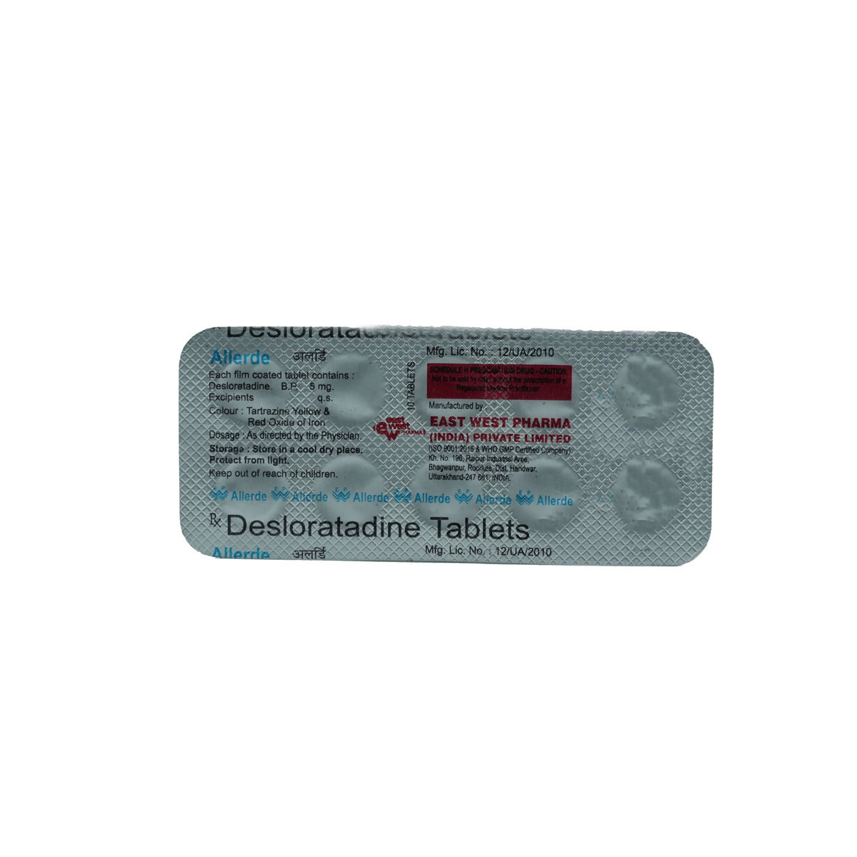 Buy Allerde 5mg Tablet 10's Online