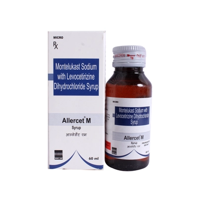 Allercet M Syrup 60 ml, Pack of 1 Syrup