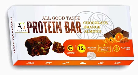 All Good Protein Bar Chocolate Orange Almond 45 gm