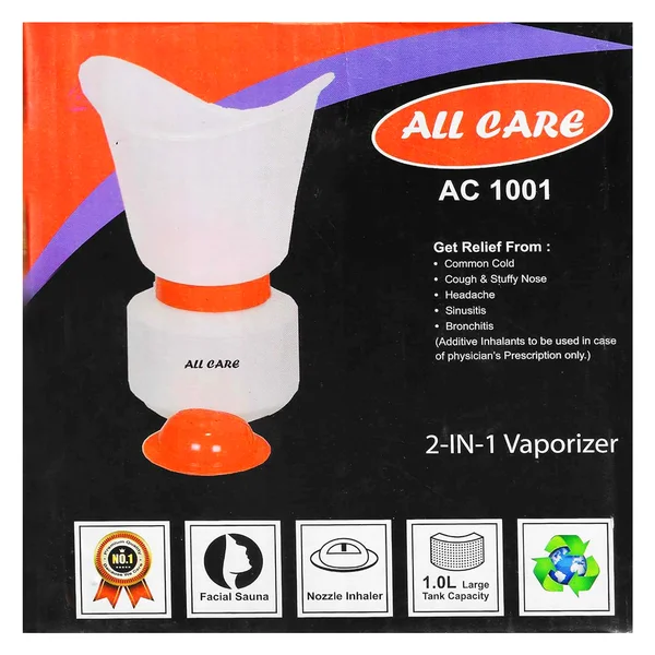 Trident AC1001 All Care 2-in-1 Vaporizer, 1 Count, Pack of 1