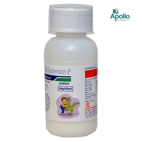 Almox 125 mg Syrup 60 ml, Pack of 1 Syrup