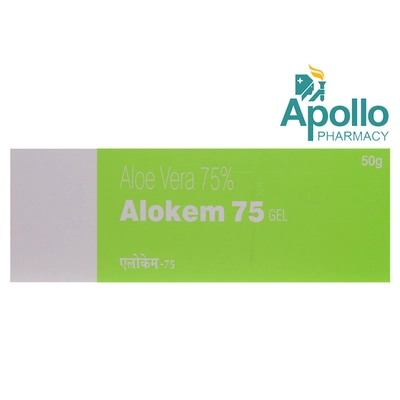 Alokem 75 Gel 50 gm, Pack of 1 GEL