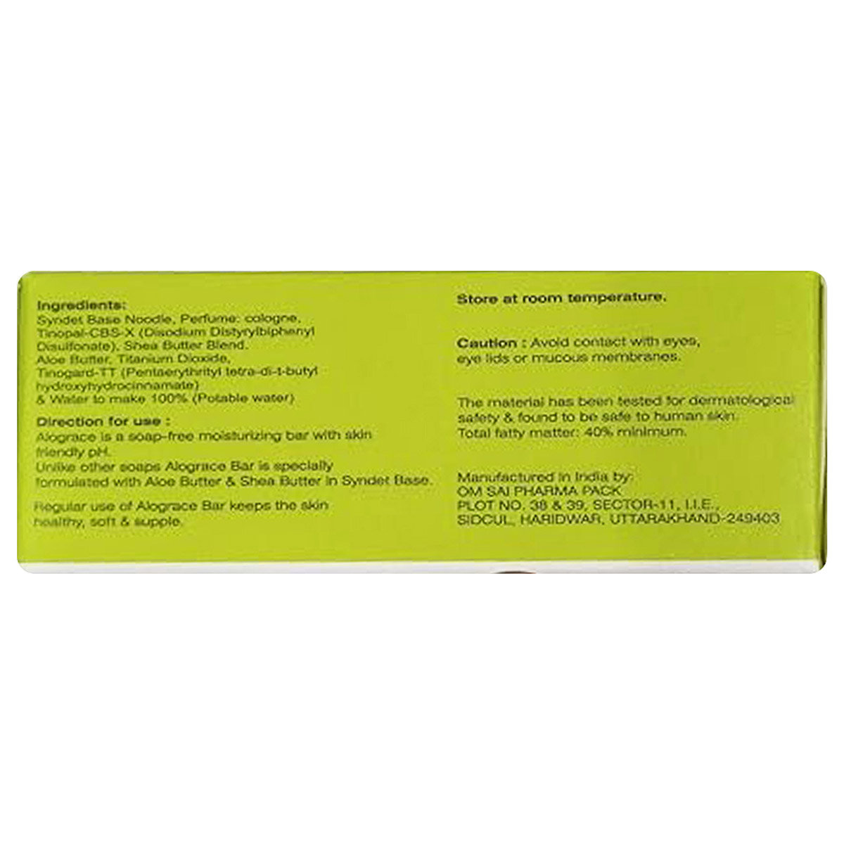 Alograce Bathing Bar 75 gm | With Shea Butter Blend, Syndet Base & Aloe Butter | Keeps Skin Healthy, Soft & Supple, Pack of 1 Alograce Bathing Bar 75 gm | With Shea Butter Blend, Syndet Base & Aloe Butter | Keeps Skin Healthy, Soft & Supple, Pack of 1