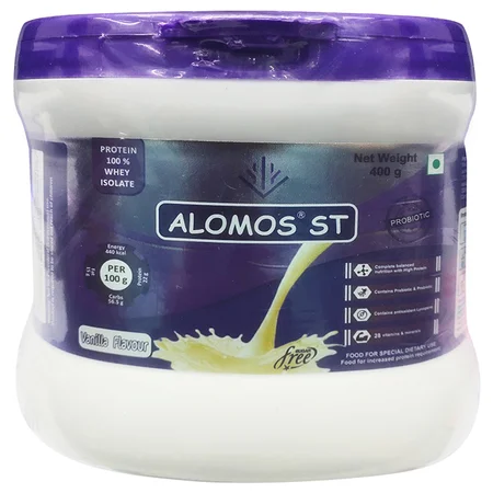 Alomos St Vanila Flavour Powder, 400 gm