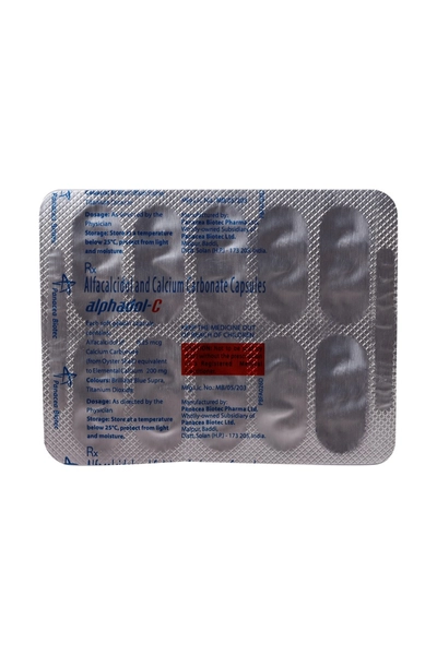 Alphadol-C Capsule 10's, Pack of 10 CAPSULES