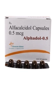 Alphadol 0.50 Capsule 10's