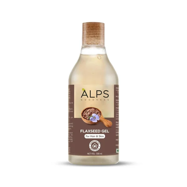 Alps Goodness Flaxseed Gel for Hair &amp; Skin, 300 ml, Pack of 1