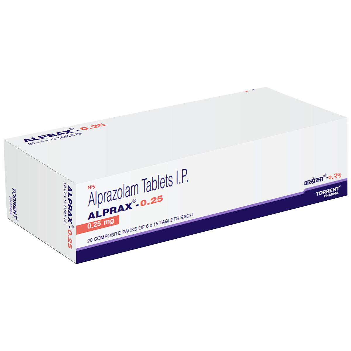 Alprax 0.25 Tablet 15's Alprax 0.25 Tablet 15's