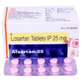 Alsartan 25 mg Tablet 10's, Pack of 10 TabletS