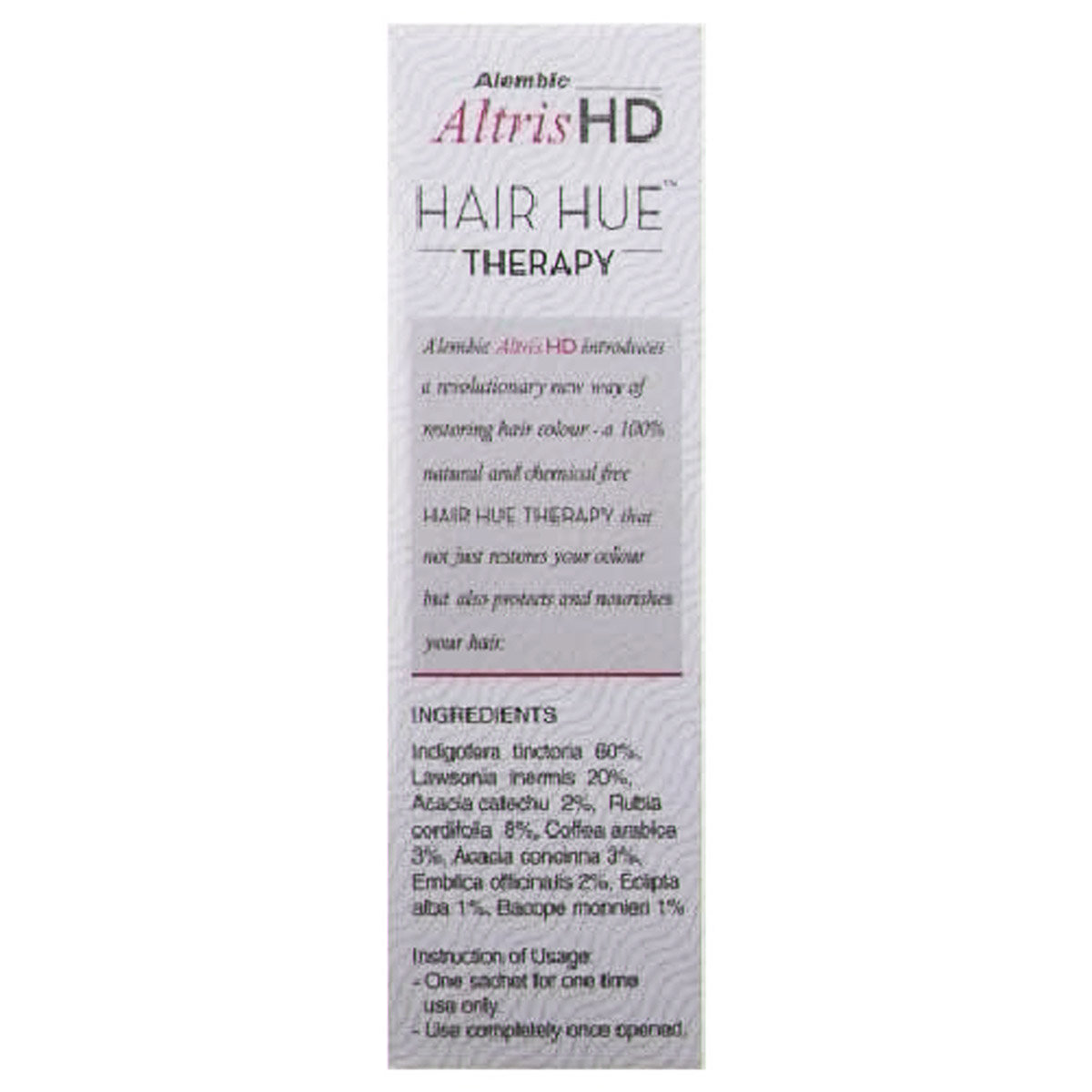 Altris Hd Hair Hue Therapy Soft Black hair Color, 1 Count, Pack of 1 Altris Hd Hair Hue Therapy Soft Black hair Color, 1 Count, Pack of 1