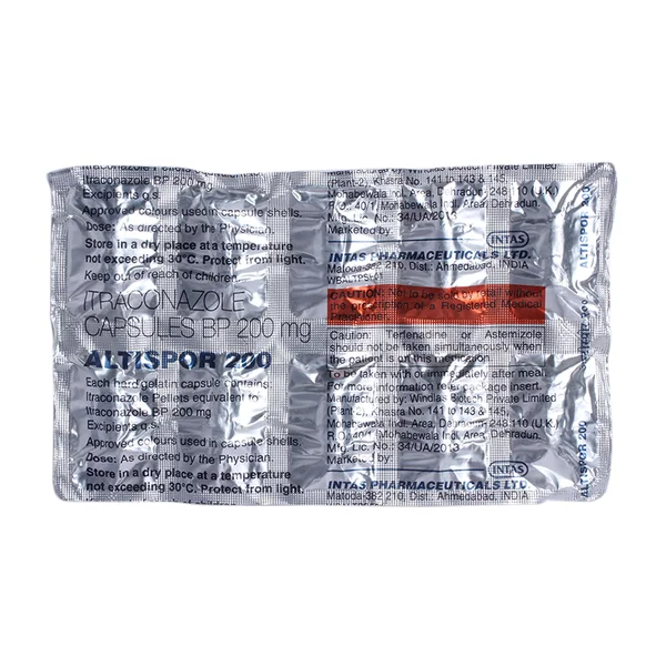 Altispor 200mg Capsule 10's