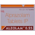 Alzolam 0.25 Tablet 10's