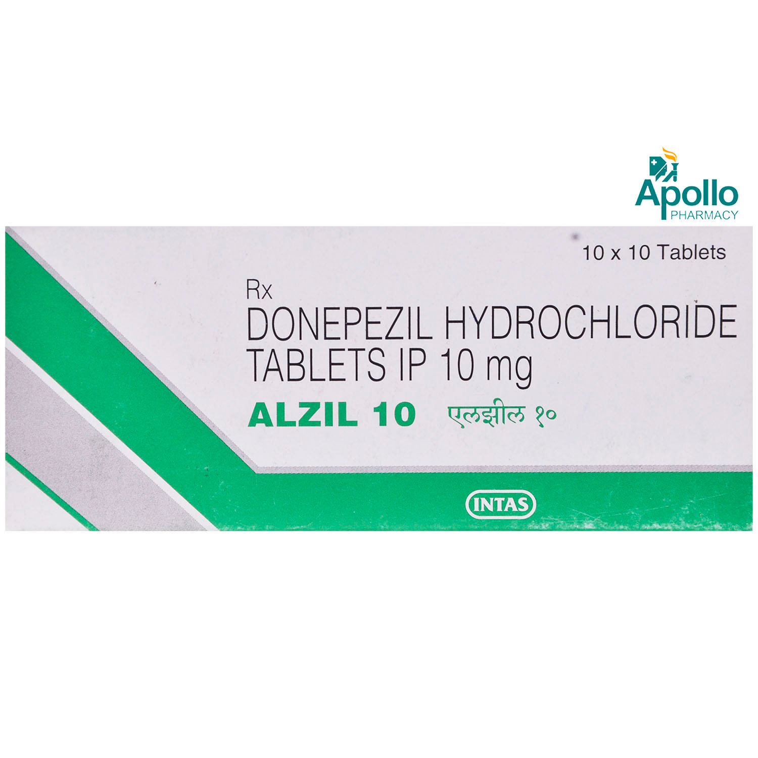 Alzil 10 Tablet 10's, Pack of 10 TABLETS Alzil 10 Tablet 10's, Pack of 10 TABLETS