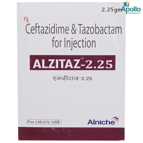 Alzitaz-2.25Gm Injection, Pack of 1