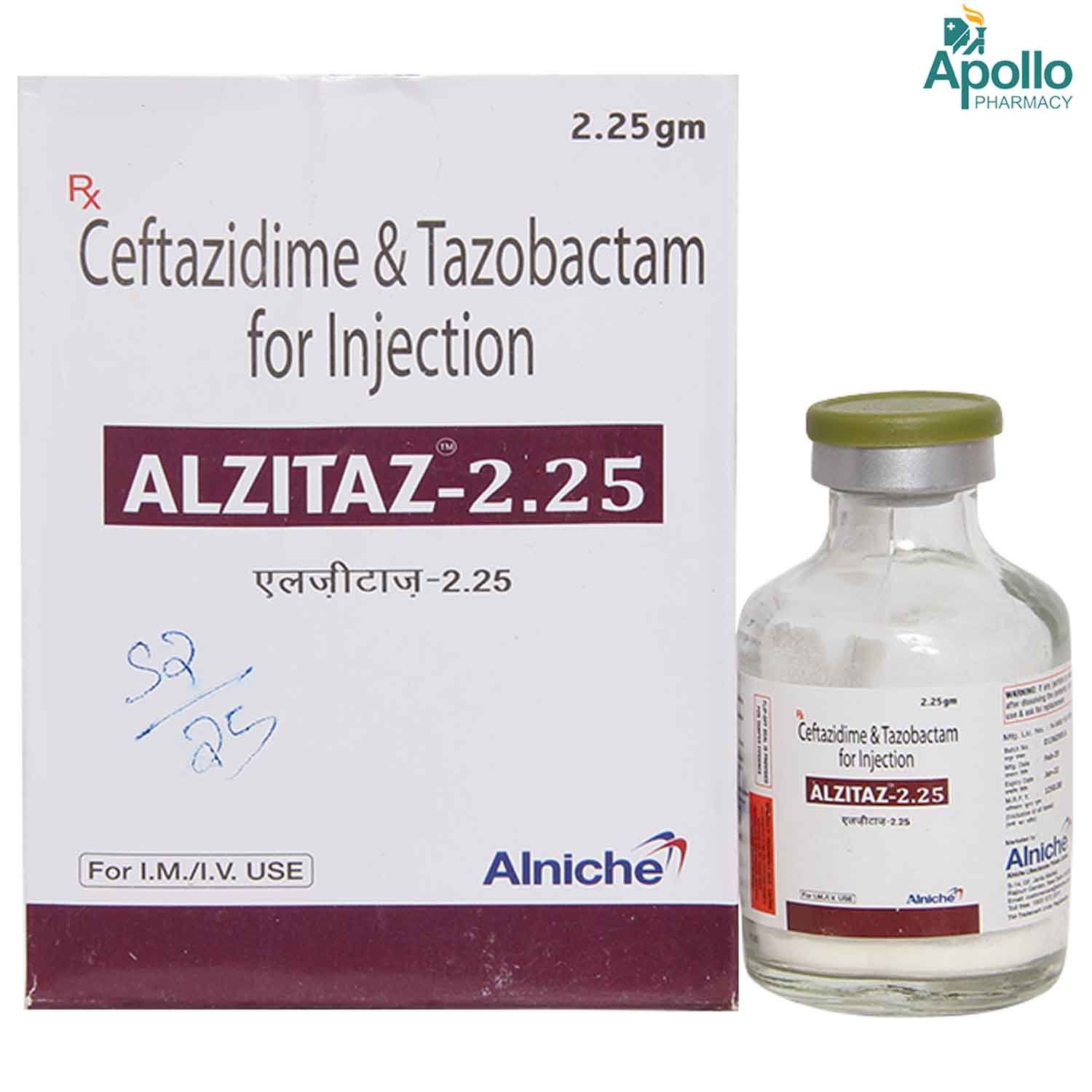 Alzitaz-2.25Gm Injection, Pack of 1 Alzitaz-2.25Gm Injection, Pack of 1