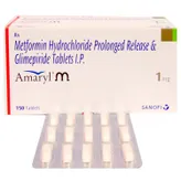 Amaryl M 1 mg Tablet 15's, Pack of 15 TABLETS