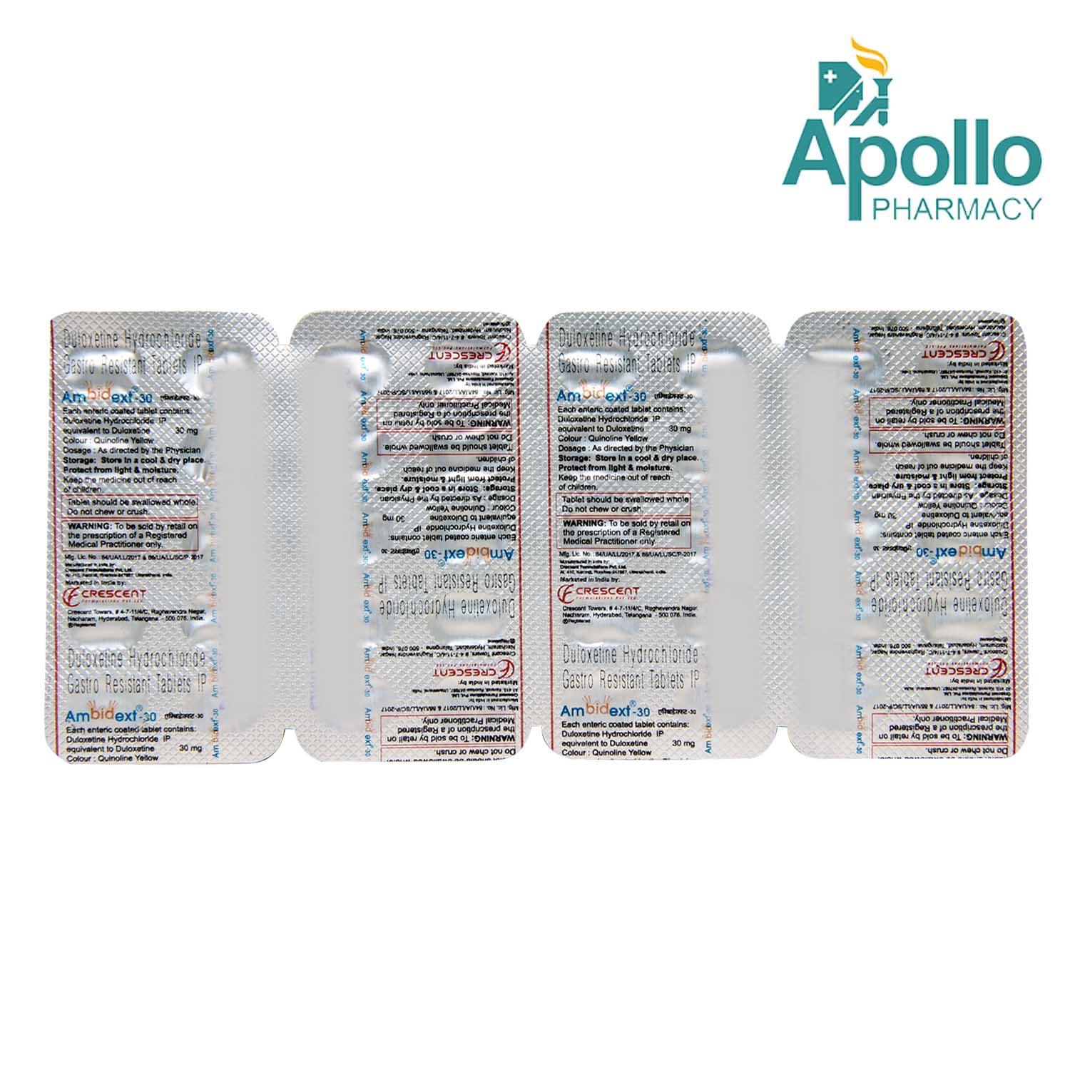 Ambidext 30 Tablet 10's, Pack of 10 TABLETS Ambidext 30 Tablet 10's, Pack of 10 TABLETS