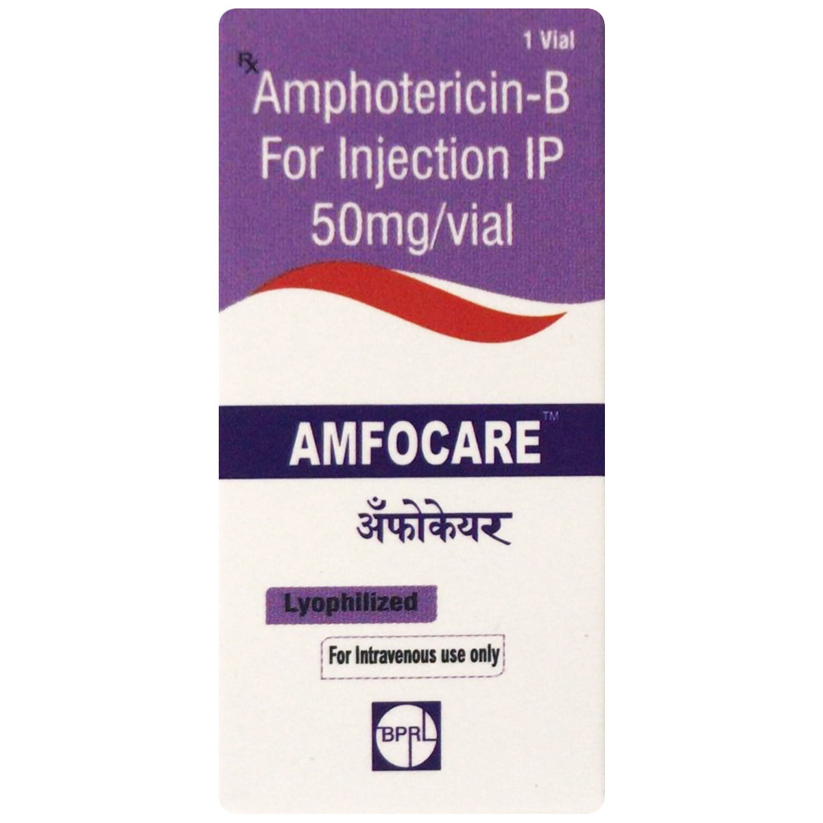 Amfocare 50 mg Injection 1's Amfocare 50 mg Injection 1's