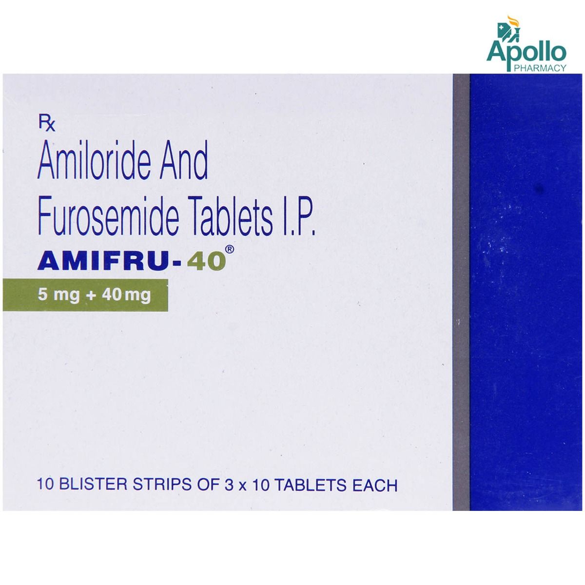 Buy Amifru 40 Tablet 10's Online
