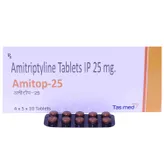 Amitop-25 Tablet 10's, Pack of 10 TABLETS