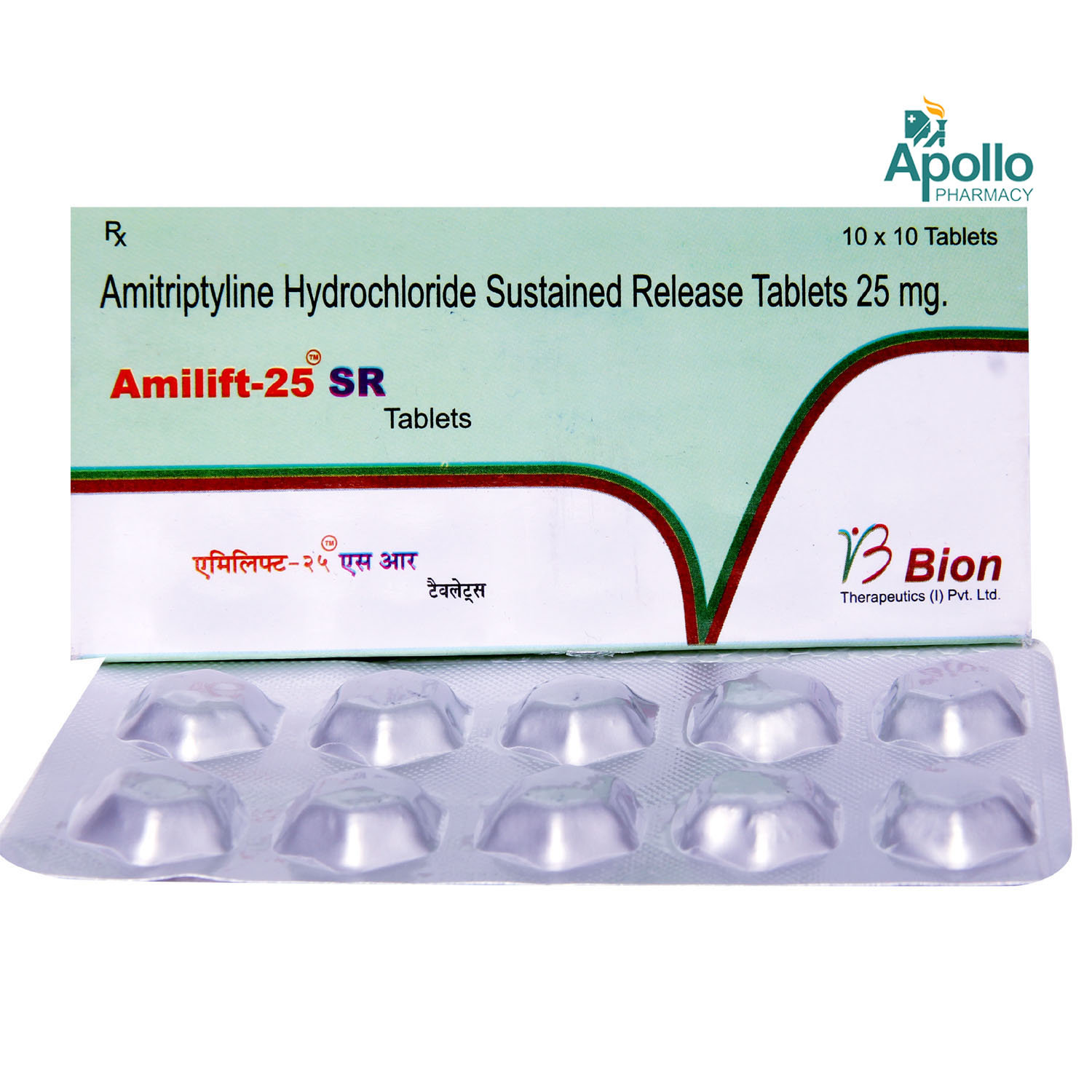 Amilift-25 SR Tablet 10's, Pack of 10 TabletS Amilift-25 SR Tablet 10's, Pack of 10 TabletS