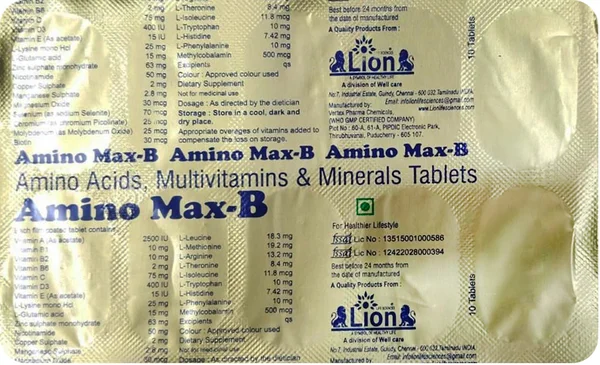 Amino Max-B Tablet 10's