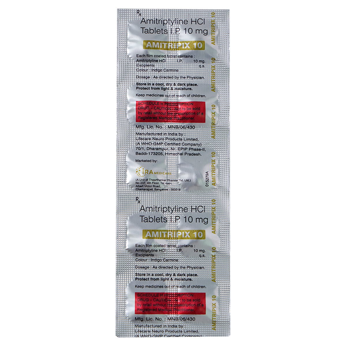 Amitripix 10 Tablet 10's, Pack of 10 Amitripix 10 Tablet 10's, Pack of 10