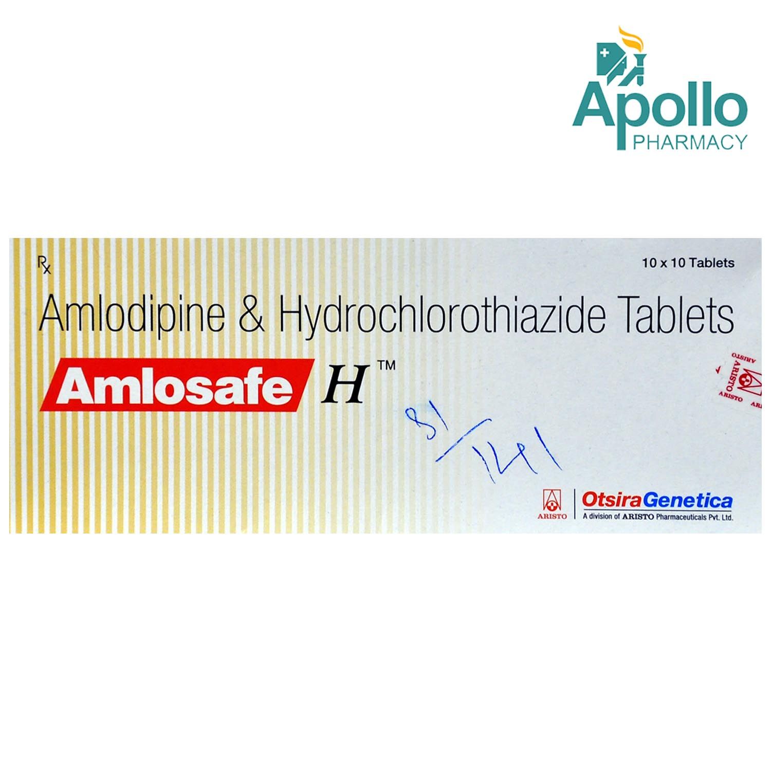 Buy Amlosafe H Tablet 10's Online