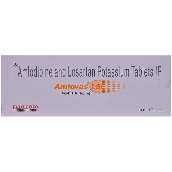 Amlovas LS Tablet 10's, Pack of 10 TABLETS
