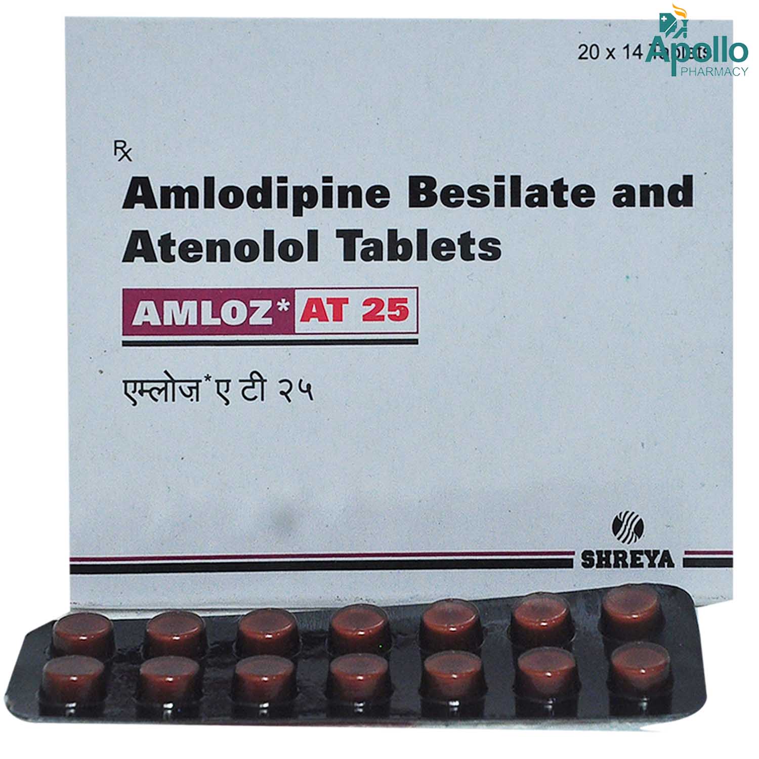 Amloz AT 25 Tablet 14's, Pack of 14 TABLETS Amloz AT 25 Tablet 14's, Pack of 14 TABLETS
