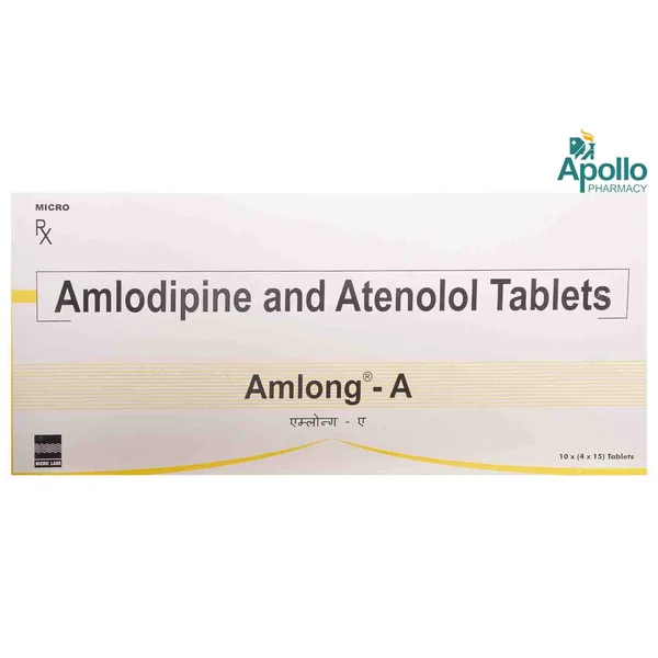 Amlong-A 5/50 Tablet 15's, Pack of 15 TABLETS