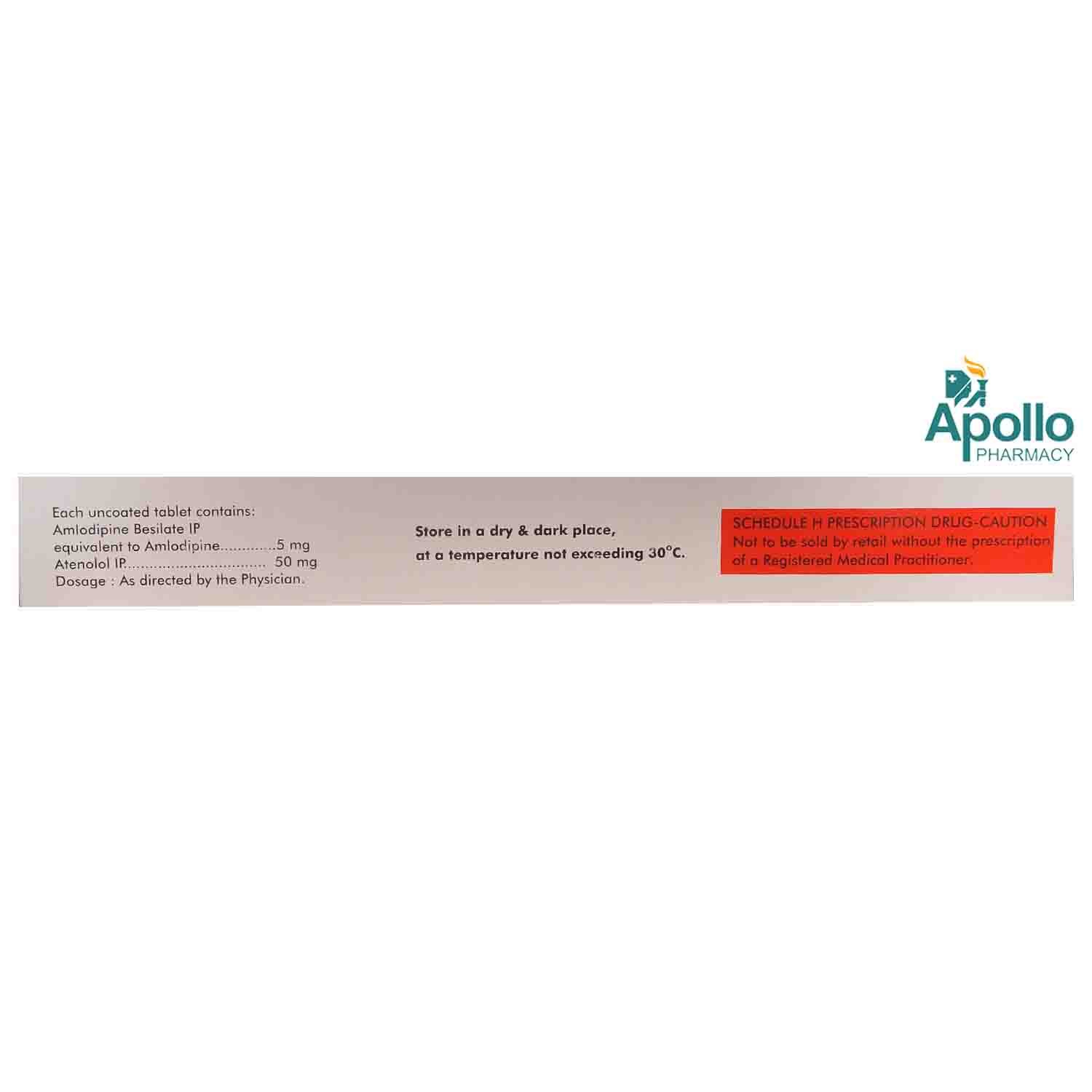 Amlong-A 5/50 Tablet 15's, Pack of 15 TABLETS Amlong-A 5/50 Tablet 15's, Pack of 15 TABLETS