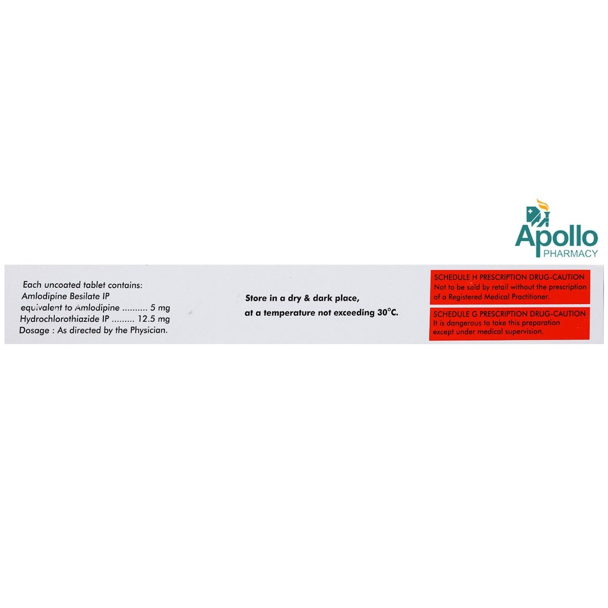 Amlong-H Tablet 15's, Pack of 15 TABLETS Amlong-H Tablet 15's, Pack of 15 TABLETS