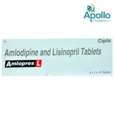 Amlopres L Tablet 15's, Pack of 15 TABLETS