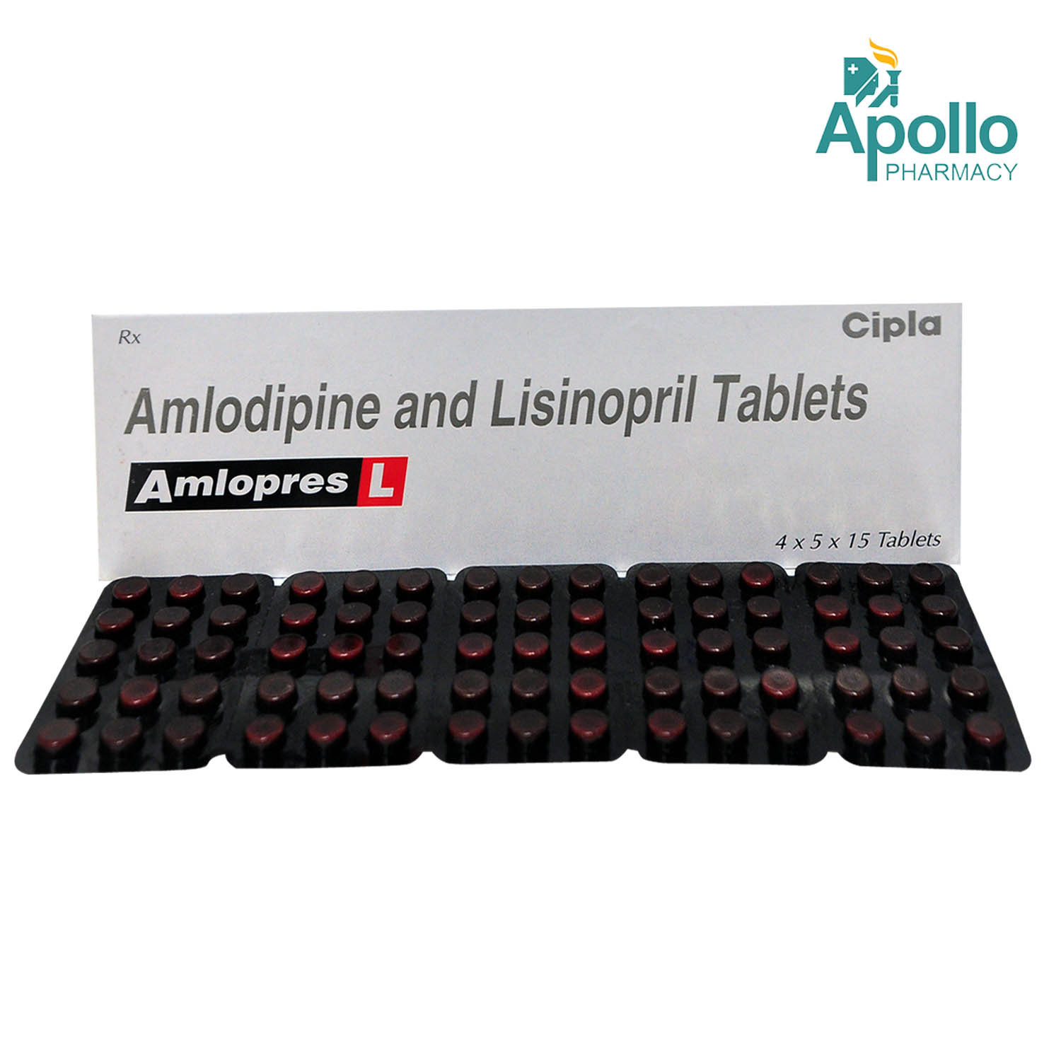 Amlopres L Tablet 15's, Pack of 15 TABLETS Amlopres L Tablet 15's, Pack of 15 TABLETS