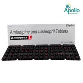 Amlopres L Tablet 15's, Pack of 15 TABLETS