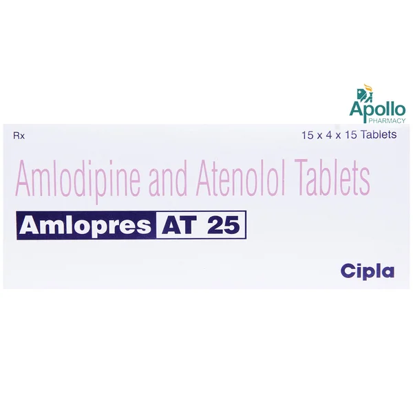 Amlopres AT 25 Tablet 15's, Pack of 15 TABLETS