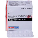 Amlosafe 2.5 Tablet 10's, Pack of 10 TABLETS
