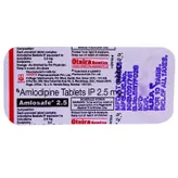 Amlosafe 2.5 Tablet 10's, Pack of 10 TABLETS
