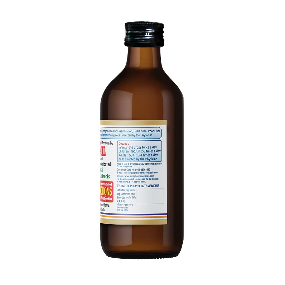 Aimil Amlycure DS Syrup 100 ml, Pack of 1 Aimil Amlycure DS Syrup 100 ml, Pack of 1