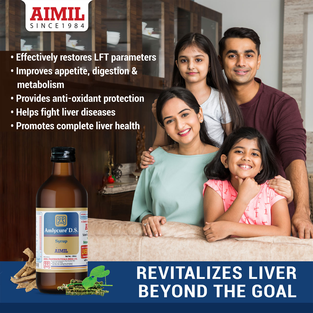 Aimil Amlycure DS Syrup 200 ml, Pack of 1 Aimil Amlycure DS Syrup 200 ml, Pack of 1