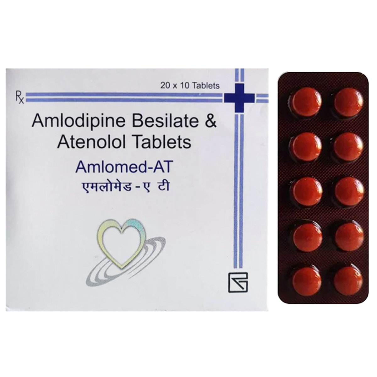 Amlomed AT Tablet 10's, Pack of 10 TabletS Amlomed AT Tablet 10's, Pack of 10 TabletS