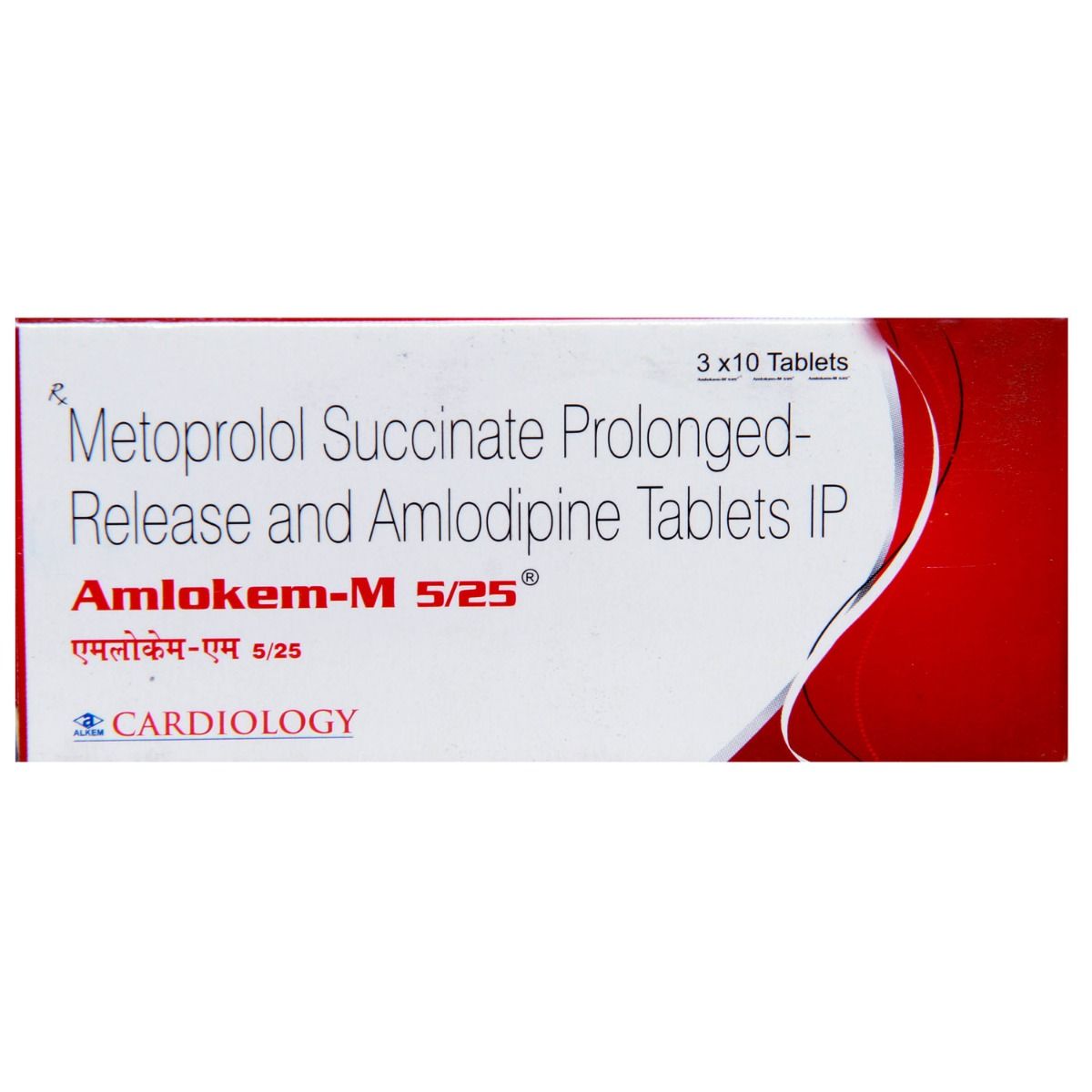 Buy Amlokem M 5 mg/25 mg Tablet 10's Online